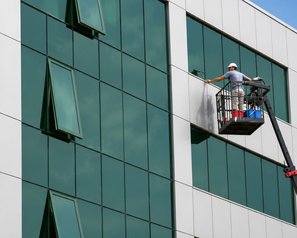 Post-Construction High Rise Window Cleaning
